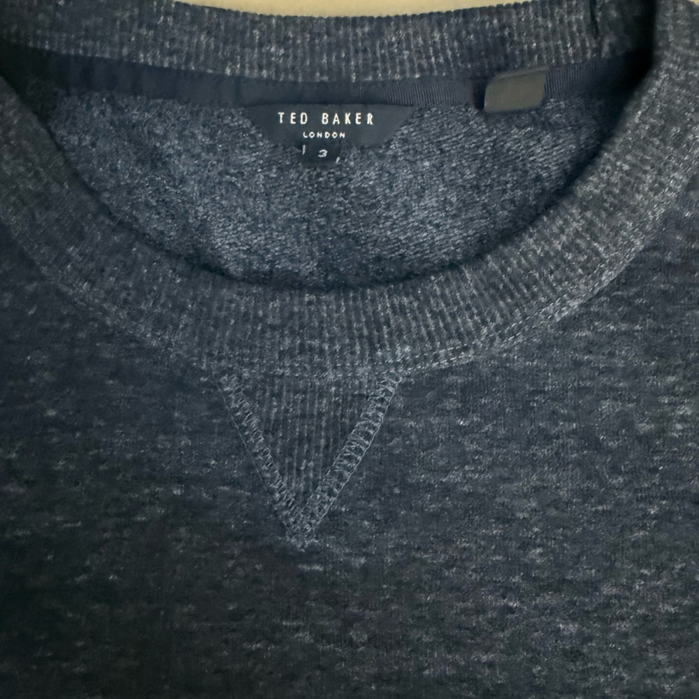 Ted Baker Men's Charcoal Crewneck Sweater